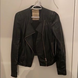 Leather jacket